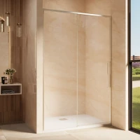 Душевая дверь Vincea Ultima VDS-7UL120CLBN 120 см, профиль никель матовый, стекло прозрачное