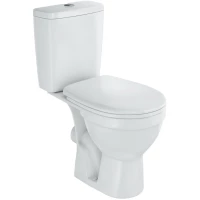 Унитаз-компакт Rosa Рим 4610119203757 с сиденьем микролифт, белый