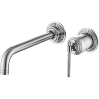 Смеситель для раковины Boheme Eterna 175-NB встраиваемый, никель матовый