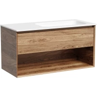 Тумба под раковину Sancos Marmi 1.0 MR1.0100RECH 99,5 см R, подвесная, дуб чарльстон