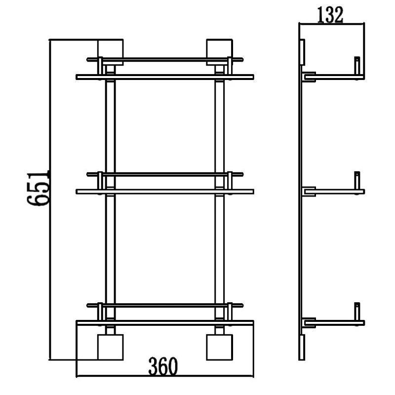 Полка стеклянная 36 см Savol 65C S-06522C-3 Полка стеклянная 36 см Savol 65C S-06522C-3