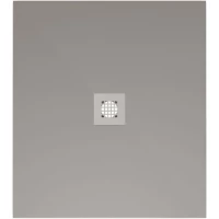 Душевой поддон Allen Brau Priority 8.31001-PGM 90x80 см, из литьевого мрамора, прямоугольный, платина матовый