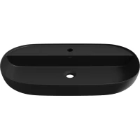 Раковина-чаша Wellsee Chic Riviera 326823000 80x40 см, накладная, черный матовый