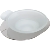 Мыльница Gappo G30902-8 настенная, хром/белый