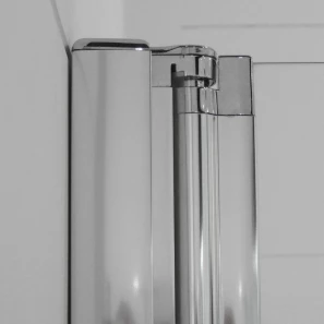 Изображение товара душевой уголок cezares elena 80x80 см прозрачное стекло elena-w-a-2-80-c-cr