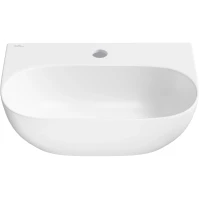 Раковина Wellsee WC Area 331803000 42x29 см, накладная, подвесная, белый