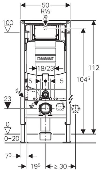 Комплект подвесной унитаз Grossman GR-4477S + система инсталляции Geberit 111.300.00.5 SETGR4477S/4 - фото 8