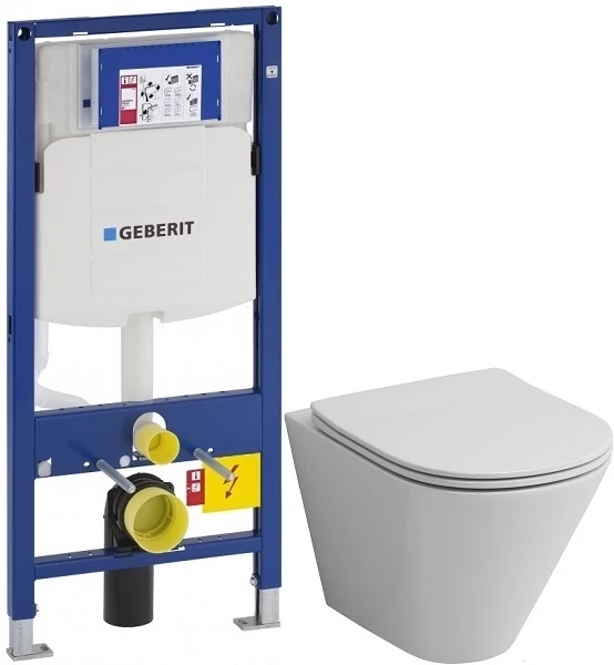 Комплект подвесной унитаз Grossman GR-4477S + система инсталляции Geberit 111.300.00.5 SETGR4477S/4 - фото 1