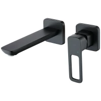 Смеситель для раковины IDDIS Slide SLIBL00i65 встраиваемый, черный матовый