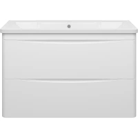 Тумба белый глянец 98 см Misty Атлантик П-Атл-01100-011П2Я