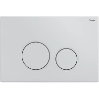 Кнопка смыва Рехау Nova Orb 001 19102201001 для инсталляции, белый глянец