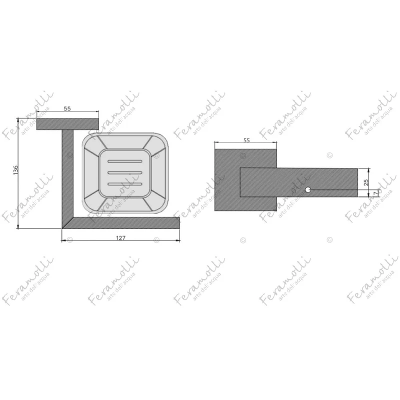 Мыльница Feramolli Maggiore BL103 Мыльница Feramolli Maggiore BL103