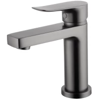 Смеситель для раковины Wonzon & Woghand Blend WW-A40222-BGG темный графит матовый