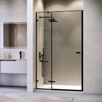 Душевая дверь RGW SV-004B Stilvoll 353200412-14 120 см, профиль черный матовый, стекло прозрачное