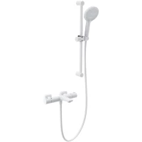 Термостат для ванны Wonzon & Woghand WW-C2021-A-MW с душевым гарнитуром, белый матовый