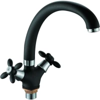 Смеситель для кухни D-Lin D153808-A хром/черный