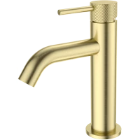 Смеситель для раковины Wonzon & Woghand WW-H1061-BG золотой матовый