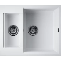 Кухонная мойка Omoikiri Tetogranit Sakaime 60-2-WH 4993911 60x50 см, белый