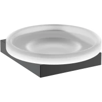 Мыльница Timo Petruma 15221/03 настенная, черный матовый 