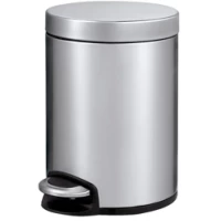 Мусорное ведро Binele Lux WP12LM 12л, с педалью, нержавеющая сталь