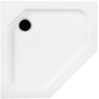 Душевой поддон Cezares TRAY-A-P-90-15-W0 90x90 см, акриловый, пятиугольный, белый