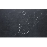 Столешница 90,1 см Black Olive Light Lappato La Fenice Granite FNC-03-VS03-90