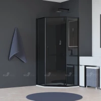 Душевой уголок 99,5x99,5 см RGW 084-B Hotel 350608400-34 тонированное