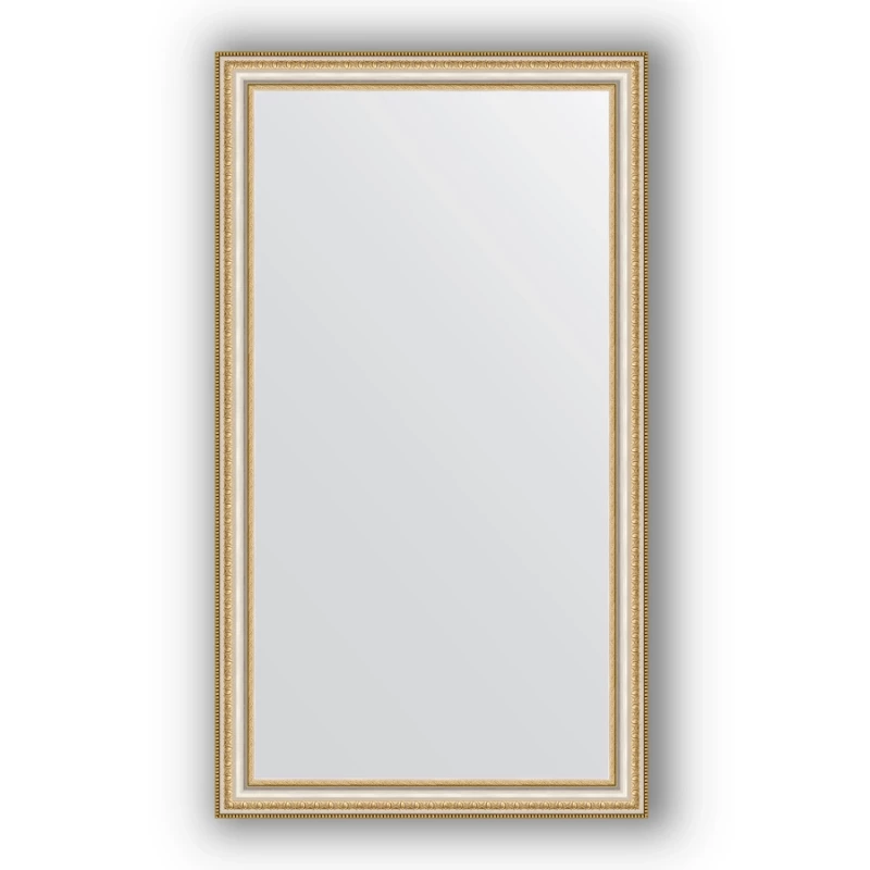 Зеркало 65x115 см золотые бусы на серебре Evoform Definite BY 1087