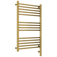 Полотенцесушитель электрический 800x500 золотой МЭМ правый, перемычка прямая Сунержа Богема 3.0 03-5805-8050