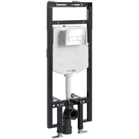 Инсталляция для унитаза WasserKRAFT Dinkel 58 58TLT.010.ME.BN03 с кнопкой смыва, никель
