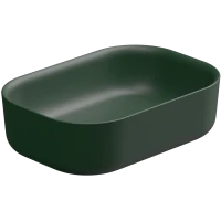 Раковина-чаша GSG Hit HILAVRE60036 60x42 см, накладная, изумрудный матовый