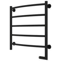 Полотенцесушитель электрический 600x600 черный матовый МЭМ правый Сунержа Галант 2.0 31-5201-6060