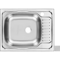 Кухонная мойка декоративная сталь Ukinox Классика CLL560.435 -GT6K 2L