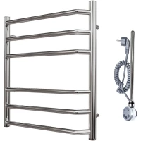 Полотенцесушитель электрический Point Венера П6 PN07156E 600x532, ТЭН левый/правый, хром