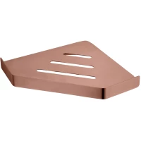 Полка для ванной Boheme New Venturo 10318-BRB 17,5x17,5 см, угловая, бронза матовая