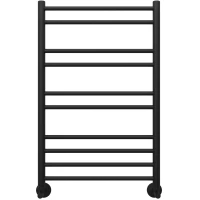 Полотенцесушитель водяной Aquatek Либерти П10 AQ RR1080BL 800x530, черный матовый