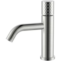 Смеситель для раковины Boheme Stick Diamond 121-NB никель матовый