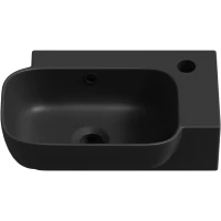 Раковина Lavinia Boho Bathroom Sink 33311052 40x24 см L, рукомойник, черный матовый