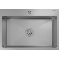 Кухонная мойка GranFest Metal 6545 нерж 65x45 см, нержавеющая сталь