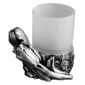 Изображение товара стакан настольный серебро art&max tulip am-0082d-t