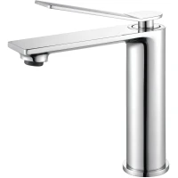 Смеситель для раковины Vincea Verse VBF-2VE1CH без донного клапана, хром