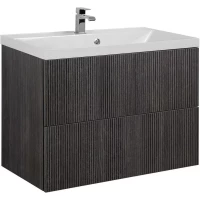 Тумба под раковину Art&Max Verona Push AM-Verona-Push-700-2C-SO-KD 69,6 см, подвесная, кадена дарк