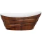 Акриловая ванна 170x74,5 см Lagard Alya Brown Wood lgd-alya-bw - 1
