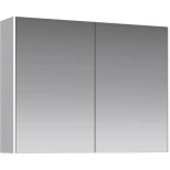 Изображение товара зеркальный шкаф 80x60 см белый глянец aqwella 5 stars mobi mob0408/mob0717w/z