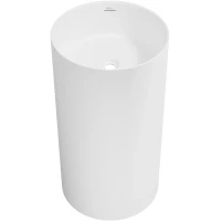 Раковина Wellsee Chalice Perfection 230612000 45x45 см, напольная, белый матовый