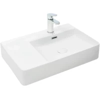 Раковина-чаша WeltWasser Elbach 2223 R 10000004572 60,5x43 см R, накладная, белый