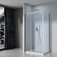 Душевой уголок 100x80 см Black & White Stellar Wind S818 CC 8181000CC прозрачное