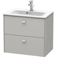 Тумба бетонно-серый матовый 62 см Duravit Brioso BR411000707