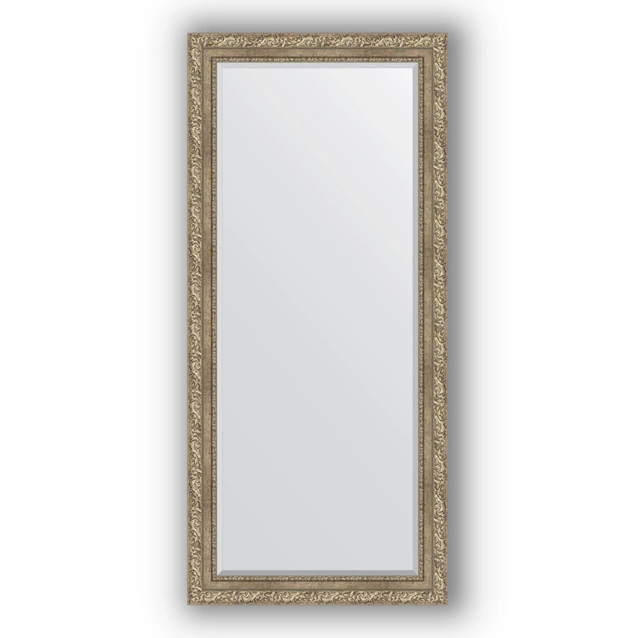 Зеркало 75x165 см виньетка античное серебро Evoform Exclusive BY 3591