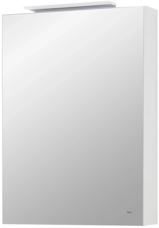 Зеркальный шкаф 50х70 см белый глянец L Roca Oleta A857643806 - фото 1